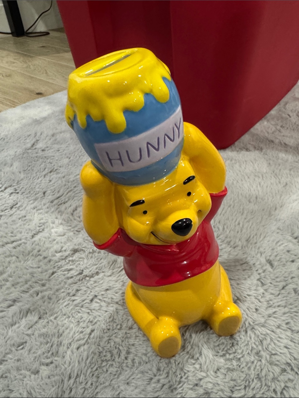 Disney Winnie the Pooh Ceramic Figurine Piggy Bank by Kreisler